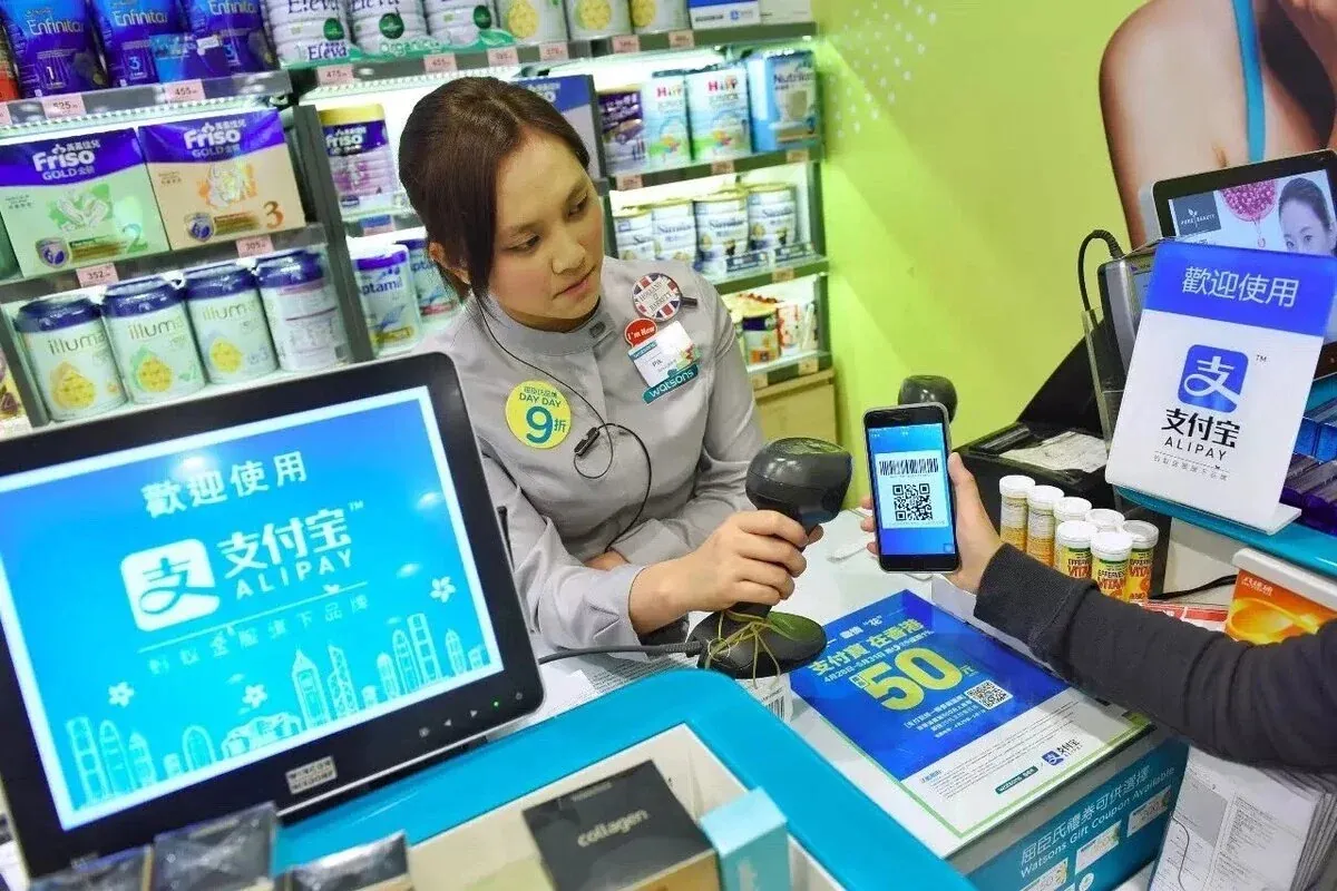 Оплата покупки через Alipay